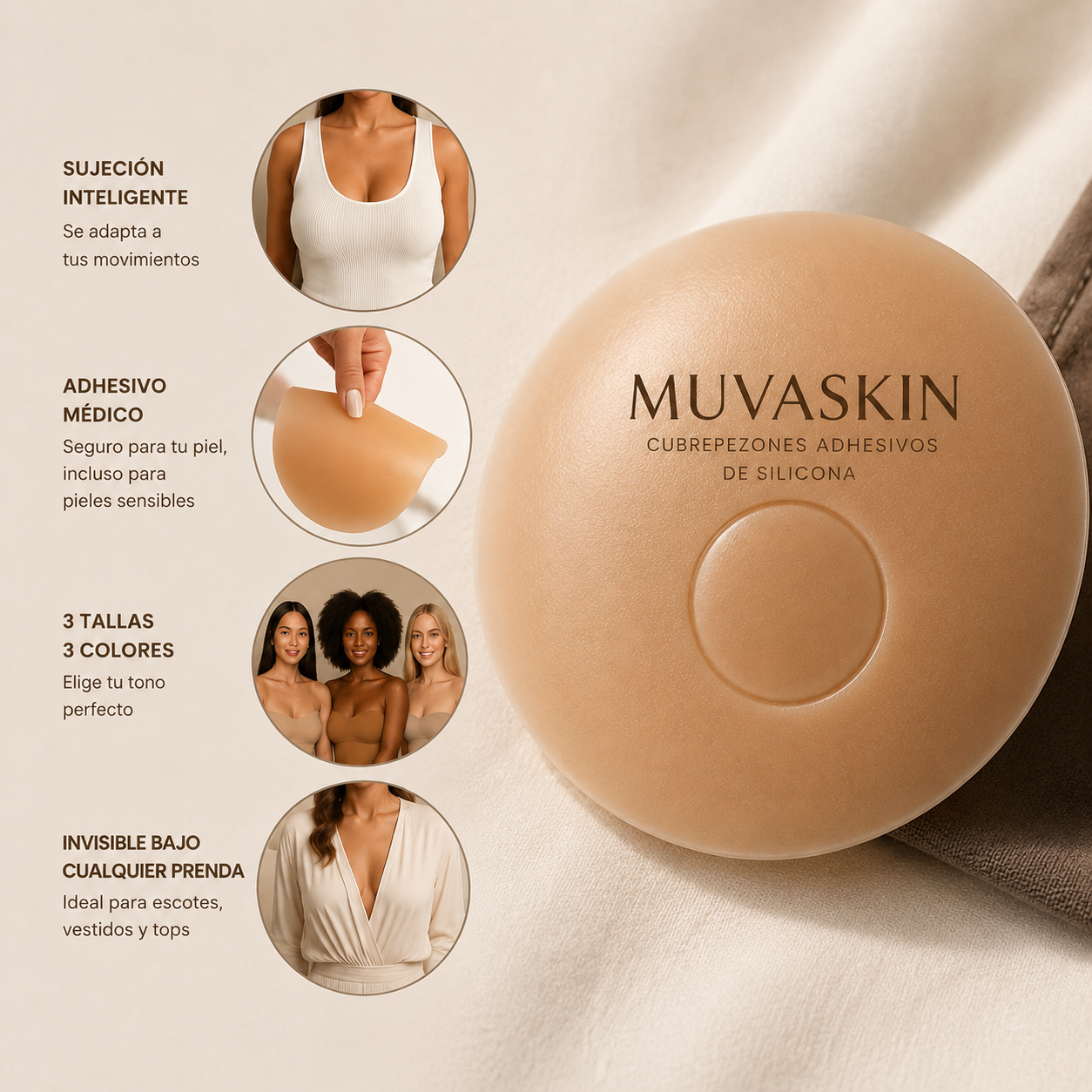 MuvaSkin - Pezoneras invisibles